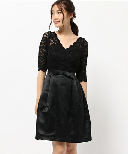 シンプルな黒ドレス で周りと差をつけるパーティドレス特集 Arine アリネ