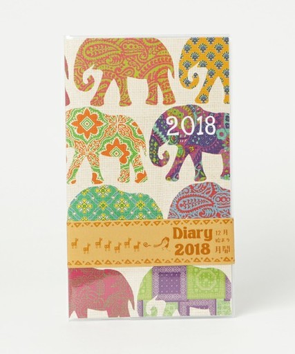 【チャイハネ】2018年スケジュール帳 A5サイズ 12月始まり