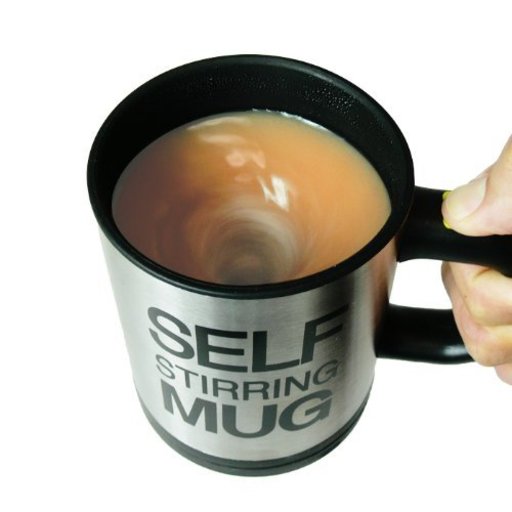 もうスプーンは不要！？ワンプッシュするだけで自動で混ぜるマグカップ