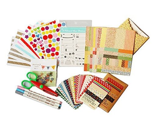 (トレテゾーリ)Tre tesori 世界でひとつだけの思い出 手作り スクラップブック アルバム 大満足 マスキング テープ など ハンドメイド セット