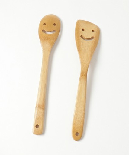 バンブークッキングスプーン＆ヘラ　2本セット [Bamboo cutlery/バンブーカトラリー]