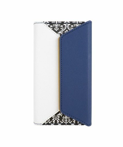 iPhone7 iPhone6/iPhone6s 対応 BLACK BY MOUSSY(ブラックバイマウジー) 「ダマスク」 三つ折り 手帳型ケース