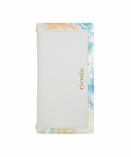 iPhone7 【rienda/リエンダ】 花柄 手帳ケース iPhone6 iPhone6s「ペールフラワー