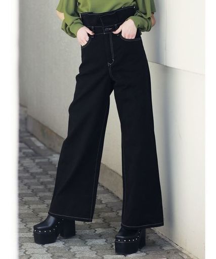 19年春 デニムワイドパンツで1週間コーデをアップデート Arine アリネ