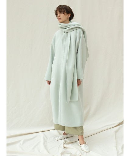 秋冬アウターは 女っぽさと品のあるダブルフェイスコートに決まり Arine アリネ