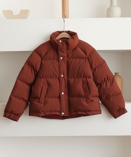 【Mayree】ドロップショルダー ダウンジャケット/パファー