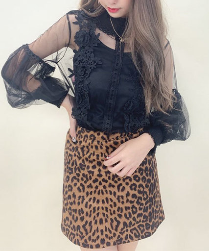 ﾚｵﾊﾟｰﾄﾞ柄ﾀｲﾄﾐﾆｽｶｰﾄ