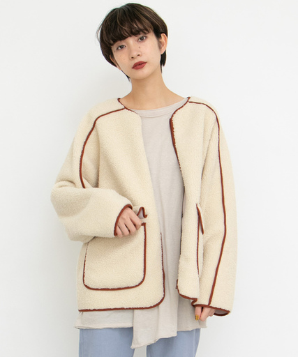 パイピングボアブルゾン