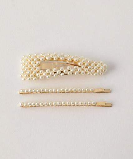 BY DRESS パールモチーフ3セットヘアピン