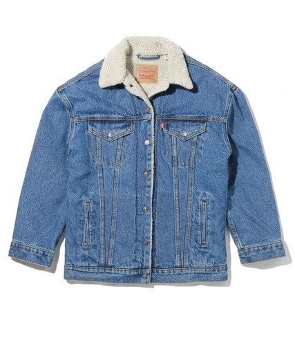 バギーデニムボアジャケット CUDDLED UP