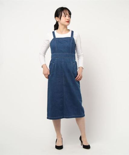 デニムジャンパースカート で作る大人っぽカジュアルコーデ Arine アリネ