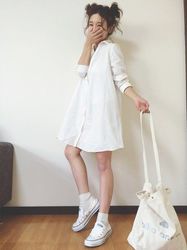 春に着たくなる♡シャツワンピースコーデまとめ