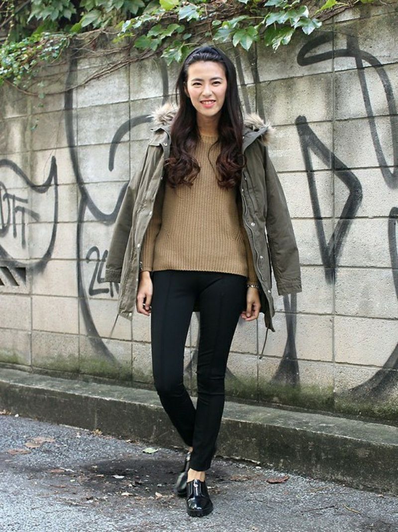 秋冬はモスグリーンできまる 絶対にかわいい秋冬コーデ必勝法 Arine アリネ