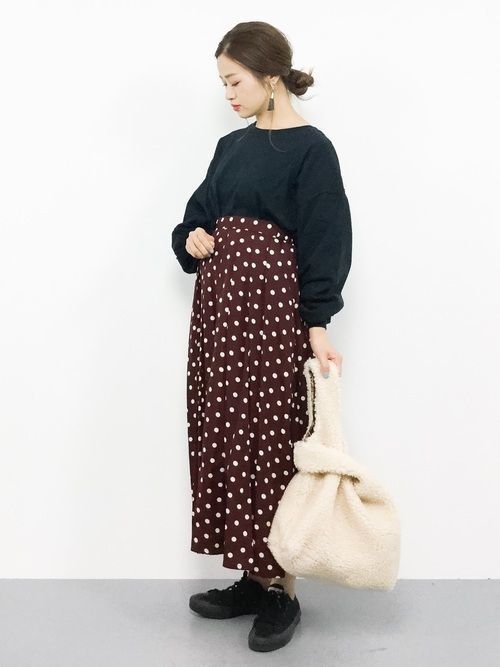 19年秋冬 マキシスカートの秋冬レディースコーデまとめ Arine アリネ