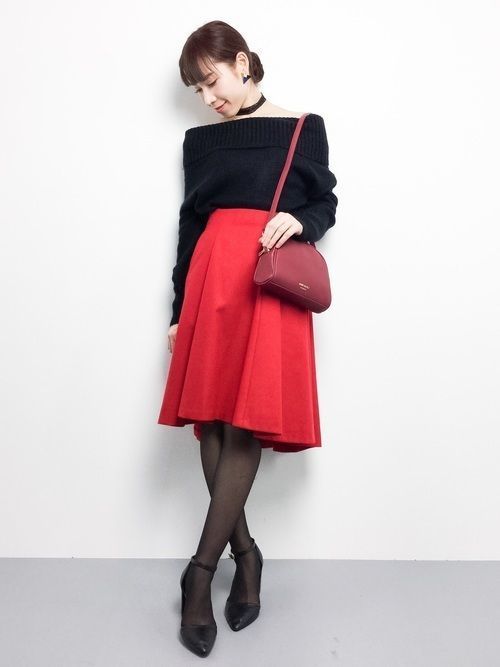 シーズン別 19年欲しい オフショルニットトップスコーデ Arine アリネ