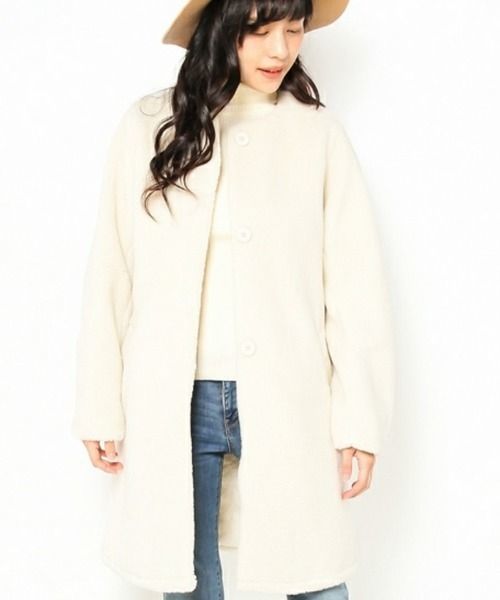 今年はあったか ボアフリースコート であざとかわいい女子に Arine アリネ