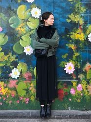 大きめがカギ♡MA-1(エムエーワン)でトレンドを着こなそう