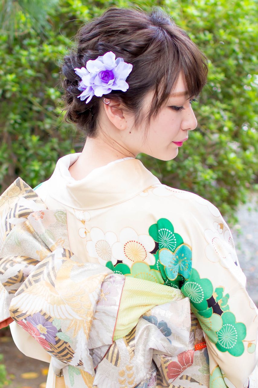 振袖 髪型 ロング 和風 振袖 髪型 ロング 和風