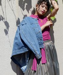 なんだかんだ絶対着るGジャン！今年は《ノーカラー》で決まり♡