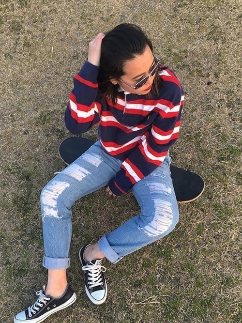 ダメージデニム 全季節で着こなす 人気ダメージデニムbook Arine アリネ