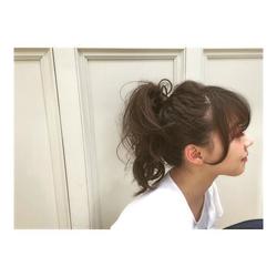 学校にもしていける♡お金も時間もかからない【セミロングアレンジ】