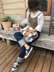 2020春夏秋冬別で紹介！レディース【ロールアップデニム】コーデ