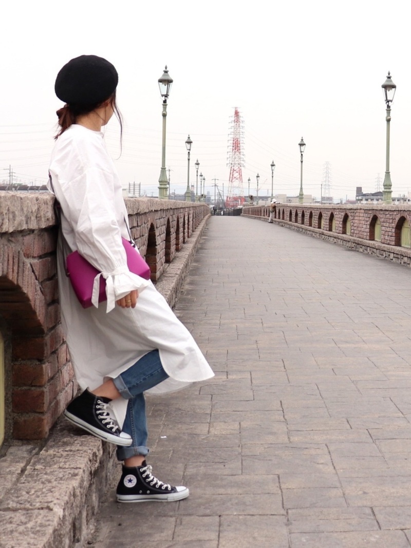 春夏秋冬 着回し力upの 白シャツワンピ のコーデ Arine アリネ