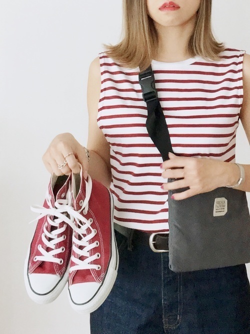 こなれコーデにはコンバースのハイカット おすすめコーデで旬ガール Arine アリネ