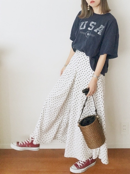 こなれコーデにはコンバースのハイカット おすすめコーデで旬ガール Arine アリネ