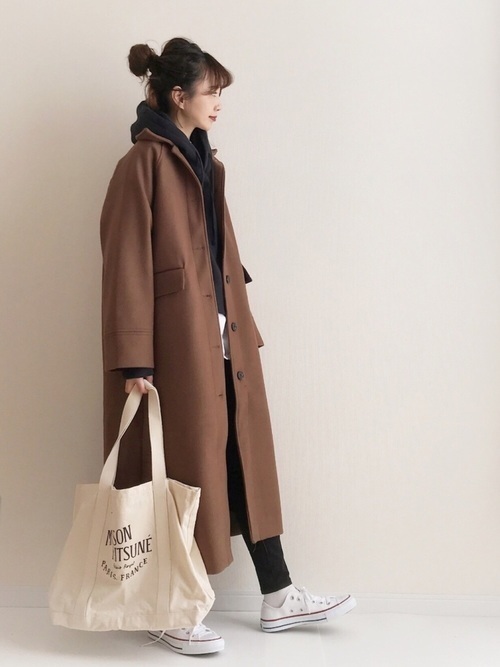 上冬 コート バッグ レディース 人気のファッション画像