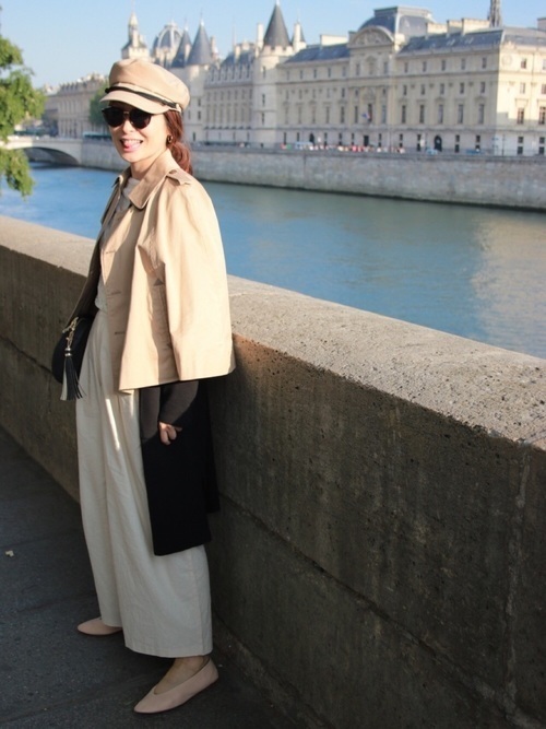 旬顔ポンチョで作る簡単おしゃれ見えレディースコーデ Arine アリネ