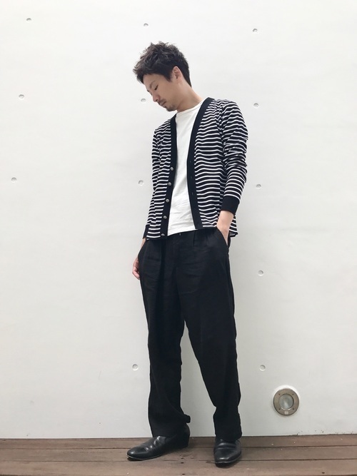 新鮮なボーダーカーディガン コーデ メンズ 人気のファッションスタイル