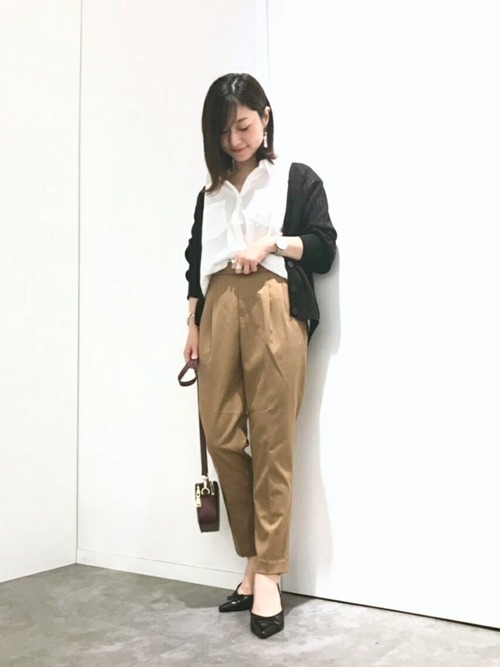 大人見え デイリーコーデにおすすめ 黒カーディガン コーデ特集 Arine アリネ