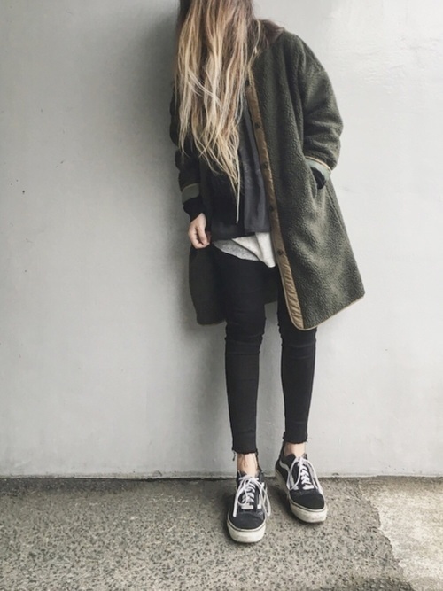 レディースコーデ23選 ボアブルゾンで冬をかわいく Arine アリネ