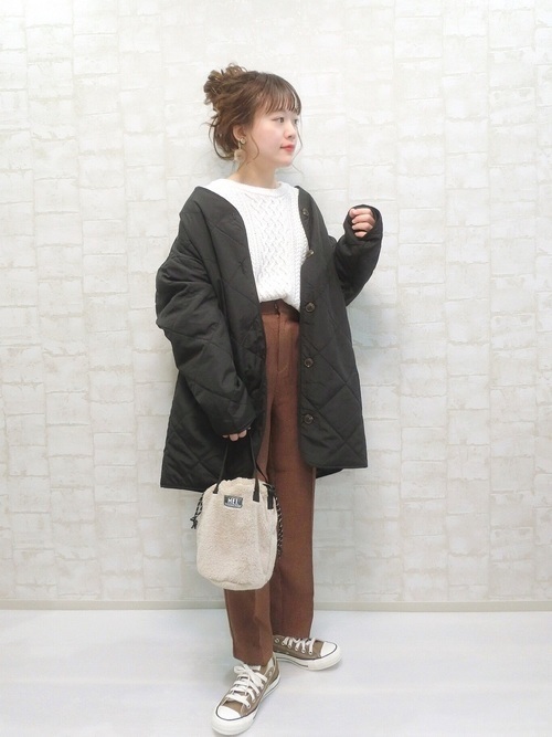 最旬 中綿コート のレディースコーデを徹底サーチ 冬をおしゃれに Arine アリネ