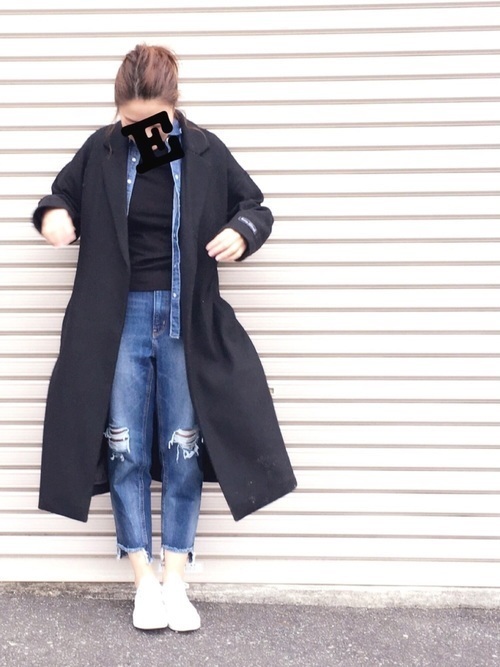 レディース必見 ダメージスキニーで韓国オルチャン風コーデ Arine アリネ