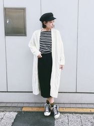 カジュアルもエレガントも両刀使い♡冬マリンコーデ11選