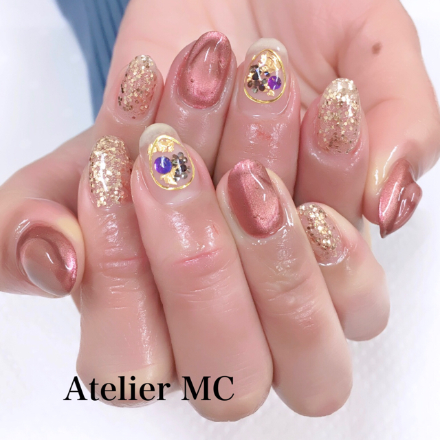 Atelier Mc さんの冬ネイル 成人式ネイル 卒業式ネイルに関するスナップフォト Id Arine アリネ