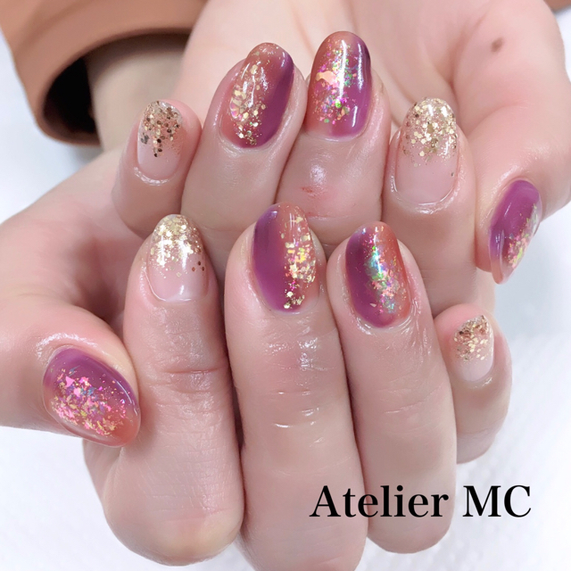 Atelier Mc さんの春ネイル 冬ネイル 成人式ネイルに関するスナップフォト Id Arine アリネ