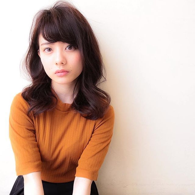 ハピネス バイ アフロート 四条河原町店 Happiness By Afloat さんのセミロング 流し前髪に関するスナップフォト Id Arine アリネ