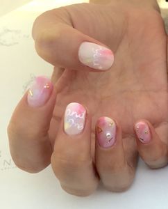 LiNA BeautyGardenさんのジェルネイル・ピンクネイルに関するスナップフォト(ID:220405)