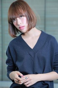 カミノア 銀座店<CAMINOIA>さんのボブ・ぱっつん・ガーリーに関するスナップフォト(ID:223724)