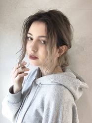  #グラデーション #アレンジ #センターパート #ギャル