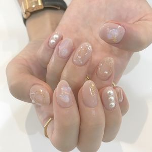 パークバイメリーネイルアンドアイラッシュ[park by merry nail＆eyelash]さんのジェルネイル・ピンクネイルに関するスナップフォト(ID:252256)