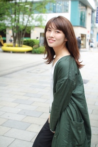 山口祥 AFLOAT 表参道  店長さんのミディアム・前髪・前髪パーマに関するスナップフォト(ID:331663)