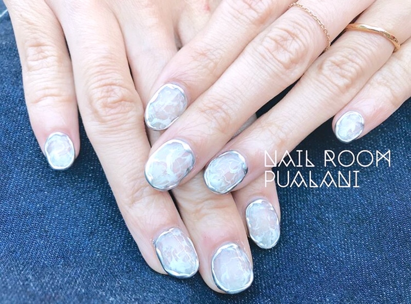 Nailist Twaさんのジェルネイル 大理石ネイル 春ネイルに関するスナップフォト Id 36 Arine アリネ