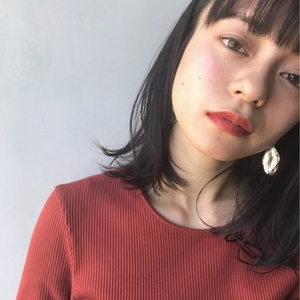 asato0909さんのボブ・シースルーバング・暗髪に関するスナップフォト(ID:385124)