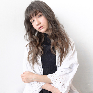 萩原翔志也/ストレート指名No.1✨[髪質改善]さんの前髪・セミロング・アッシュに関するスナップフォト(ID:540572)