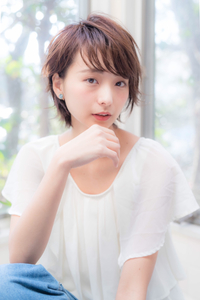 Fringe染谷正さんのショートウルフ・ガーリー・ナチュラルに関するスナップフォト(ID:580564)