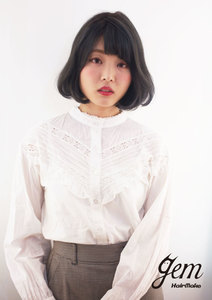 gem元町トアウエストさんのボブ・アッシュ・ハイライトに関するスナップフォト(ID:853374)